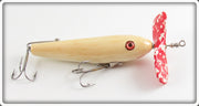 Contemporary Minnow With Red & White Propeller Lure 