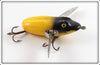 LeBoeuf Mfg Co Yellow & Black Fly Rod LeBoeuf Creeper Lure