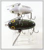 Heddon Bullfrog & Silver Shore Crazy Crawler Spook Pair