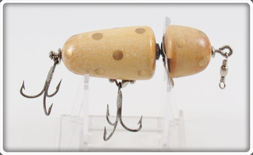 Vintage Pflueger Luminous Gold Spots Globe Lure