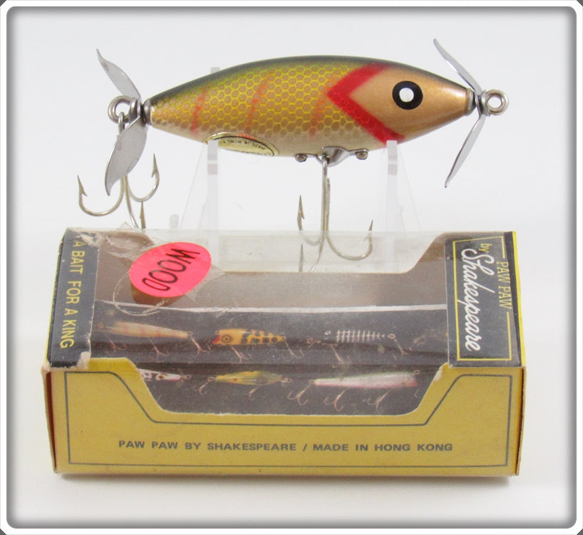 Vintage Paw Paw By Shakespeare Perch Little Lucky Dog Lure In Box