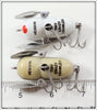 Heddon Glow Black Frog & Mouse Tiny Crazy Crawler Pair