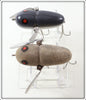 Heddon Grey Mouse & Flocked Mouse Crazy Crawler Spook Pair