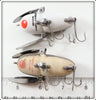 Heddon Grey Mouse & Flocked Mouse Crazy Crawler Spook Pair