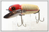 Heddon Red & White Shore Crazy Crawler 2100 XRW