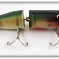 Vintage Creek Chub AL&W Perch Jointed Pikie Lure 