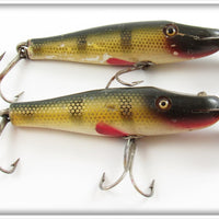 Vintage Creek Chub Perch Baby Pikie Lure Pair 