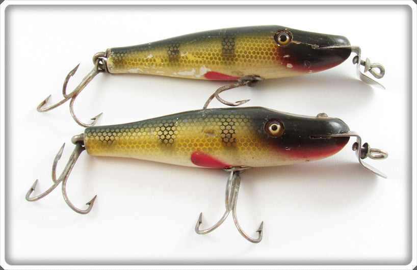 Vintage Creek Chub Perch Baby Pikie Lure Pair 