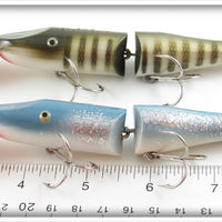 Creek Chub Blue Flash & Pikie Scale Jointed Pikie Pair