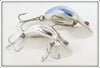 Heddon Nickel Plate & Blue Shiner Magnum Tadpolly Pair 9006 NP NPB