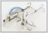 Heddon Nickel Plate & Blue Shiner Magnum Tadpolly Pair 9006 NP NPB
