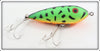 Vintage Heddon Fluorescent Green Crawdad Baby Zara Lure 365 GRA