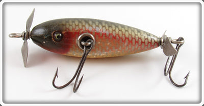 Vintage Creek Chub Redside Lefty Baby Injured Minnow Lure