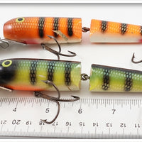 Leopardi's Leo Lures Perch Jointed Musky Lure Pair