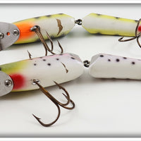 Leopardi's Leo Lures Perch & Rainbow Trout Jointed Musky Lure Pair