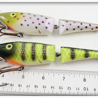 Leopardi's Leo Lures Perch & Rainbow Trout Jointed Musky Lure Pair