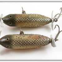 Creek Chub Silver Flash Spinning Injured Minnow Pair