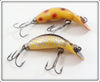 Heddon Spotted Orange & Golden Shiner Tiny Tad Lure Pair 390 SO PG