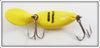 Heddon Yellow With Black Stripe Tadpolly Spook 9000 YZ