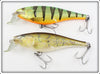 Rapala Perch & Natural Super Shad Rap Pair