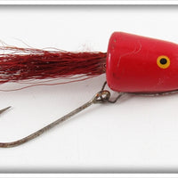 Vintage Pflueger Solid Red Flilite Lure 