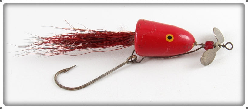 Vintage Pflueger Solid Red Flilite Lure 