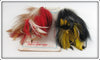 G. W. Frost & Sons Red & Black Musky Chief Pair With Card