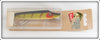 Vintage Heddon Perch Wood Vamp Lure On Card 