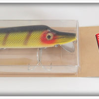 Vintage Heddon Perch Wood Vamp Lure On Card 