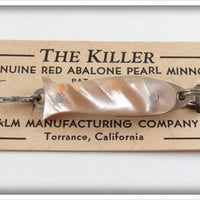 Salm Mfg Co Red Abalone Pearl Minnow The Killer In Box