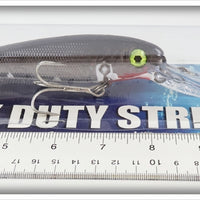 Vintage Mann's Black Back Mylar Heavy Duty Stretch 25+ Lure On Card