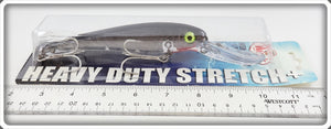 Vintage Mann's Black Back Mylar Heavy Duty Stretch 25+ Lure On Card