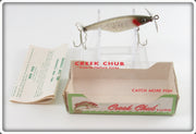 Vintage Creek Chub Silver Flash Streeker Lure In Box 