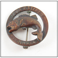 Vintage Field & Stream 6 Pound 10 Ounce Fish Award Pin