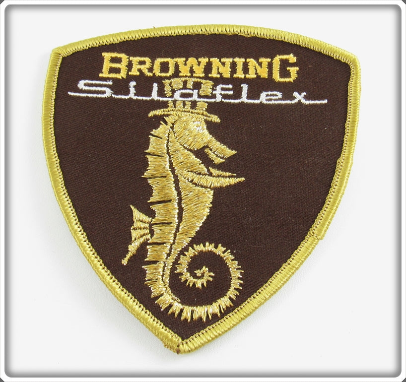 Vintage Browning Silaflex Seahorse Patch