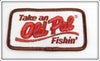 Vintage Take An Old Pal Fishin' Patch 