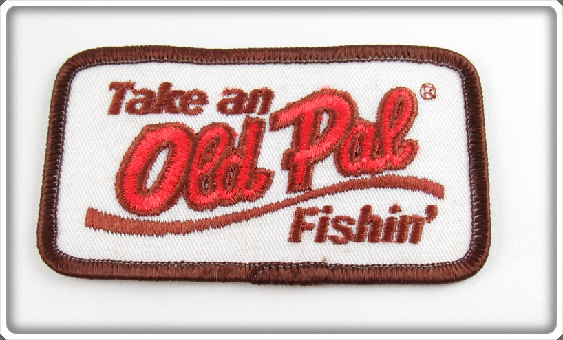 Vintage Take An Old Pal Fishin' Patch 