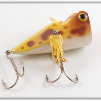 P. C. Fishing Tackle Yellow Bluper Frog In Box