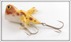 P. C. Fishing Tackle Yellow Bluper Frog In Box