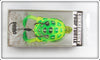 Lunkerhunt Green & Yellow Prop Turtle Lure In Box