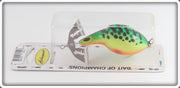 Arbogast Fire Tiger Buzz Plug Lure On Card 
