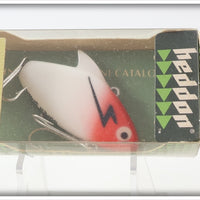 Vintage Heddon Red Head Super Sonic Lure Sealed In Box