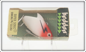 Vintage Heddon Red Head Super Sonic Lure Sealed In Box