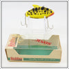 Vintage Heddon Yellow Coachdog Super Sonic Lure In Unmarked Box