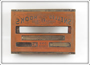 Vintage Pequea Tribe Snelled Hooks Printer's Block