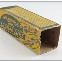 Manning's Shrimp Lure Co Pink & Green Manning's Tasty Shrimp In Box