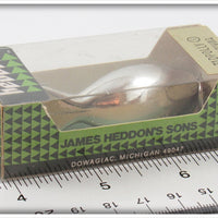 Heddon Nickel Plate Tadpolly Sealed In Box