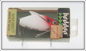 Vintage Heddon Red Head Super Sonic Lure Sealed In Box 