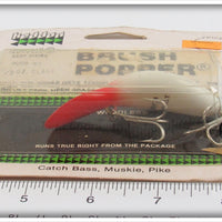 Heddon Red Head Tadpolly Factory Sealed On Brush Popper Card