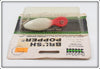 Heddon Red Head Tadpolly Factory Sealed On Brush Popper Card